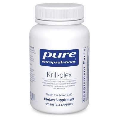 Pure Encapsulations Krill-Plex - Supports Menstrual Comfort, Heart Health, Joint Support, Cognitive Function and Skin Health