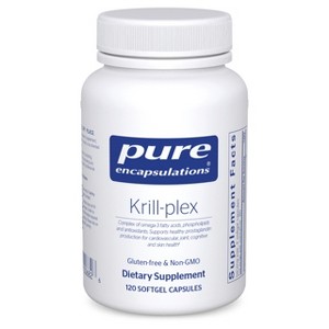 Pure Encapsulations Krill-Plex - Supports Menstrual Comfort, Heart Health, Joint Support, Cognitive Function and Skin Health - 1 of 4