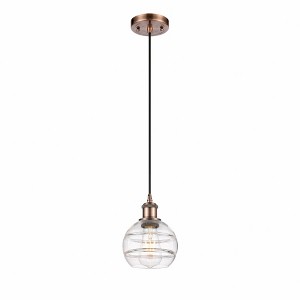 Rochester - 1 Light Cord Hung Mini Pendant In Industrial Style-7.88 Inches Tall and 5.88 Inches Wide - 1 of 1