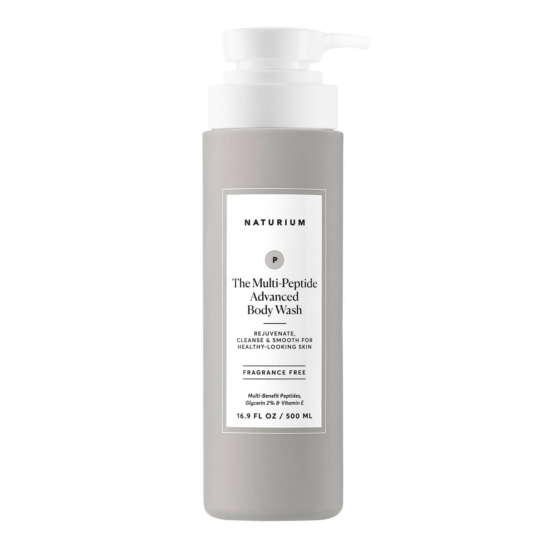 Naturium Multi-Peptide Advanced Body Wash - 16.9 fl oz: For Normal, Combination, Sensitive Skin, Unscented, Whole Body