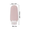 Unique Bargains Leak Proof Small Strap Silicone Pump Bottle for Travel 1 Pc - 4 of 4