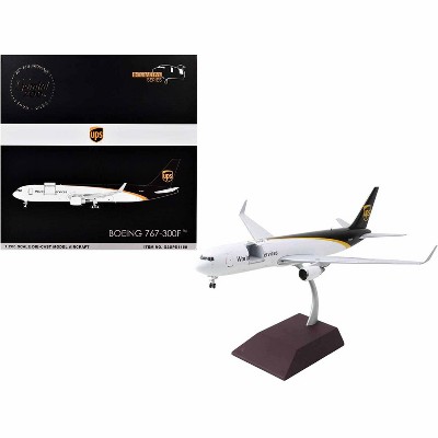 Boeing 767-300F Commercial Aircraft "UPS Worldwide Services" White w/Brown 1/200 Diecast Model Airplane by GeminiJets