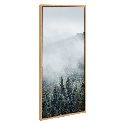 Natural Landscape Print on Canvas with Polystyrene Frame, 18" x 40"