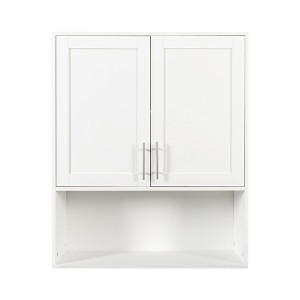 Chery Life Two Door Wall Cabinet Bathroom Vanity with Mirror, Multifunctional Storage Cabinet - 1 of 4