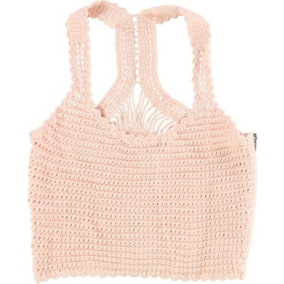 GUESS Womens CAITLIN CROCHET Cami Tank Top