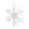 Melrose Clear Acrylic Snowflake Ornament (Set of 24) - 4 of 4
