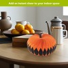 Briarwood Lane Orange Black Pumpkin Honeycomb - Large Magnetic Paper Decor - 7 x 9.5 - 4 of 4