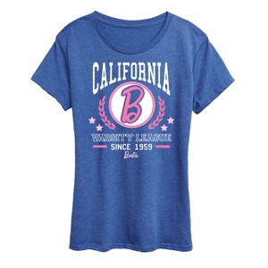 Women's - Barbie - Barbie Varsity League Short Sleeve Graphic T-Shirt - 1 of 4