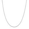 Black Bow Jewelry 0.95mm 14k White Gold Solid Box Chain Necklace - 2 of 4