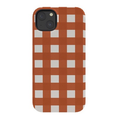 Alisa Galitsyna Gingham Cloth Red Checks Tough iPhone 14 Plus Case - Society6