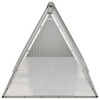 vidaXL Rabbit Cage Anthracite Galvanized Steel Large Rabbit Cage - Gray 79.3" x 31.7" x 28" - 4 of 4