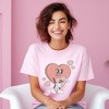 Simply Sage Market Women's Be Mine Heart Cartoon Short Sleeve Graphic Tee - 2 of 4