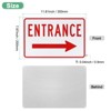 Unique Bargains Aluminum Reflective Rust-Free Waterproof Right Arrow Entrance Signs 1 Pc - 3 of 4