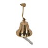 Brass Decorative Bell with Rope Detail - Olivia & May - 2 of 4
