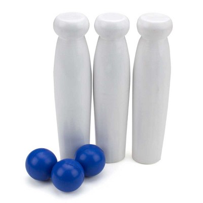 Slickblue Milk Bottle Throw Game – Includes 3 Bottles & Balls, Great for Events & Parties