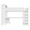 Polibi Queen Loft Bed with Built-in Wardrobe, Desk, USB Charging Headboard & Storage Shelf - 4 of 4