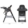 Acoinel Adjustable Baby High Chair 0-6 Years Portable Infant Feeding Seat with Safety Belt - 4 of 4
