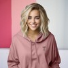 Dalix Espresso Martini Embroidered Hoodie Fleece Long Sleeve Cropped Sweatshirt Pullover Womens - 4 of 4