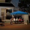 EROMMY 10x10 Ft Pop Up Canopy Tent With 2 Sidewalls, Waterproof Sun Shade Tent For Commercial Events, Markets, And Backyard Gatherings - 3 of 4