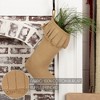 Festive Natural Burlap Ruffled Stocking  VHC BRANDS - 2 of 3