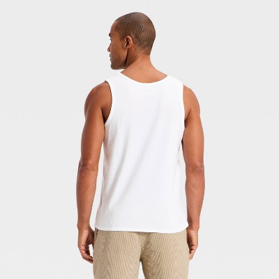 Мужские рубашки Goodfellow & Co Men's Every Wear Value Tank Top - Goodfellow & Co White L — фото 2