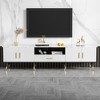 Chic Crate-Modern Media Console – 80In TV Stand w/ 2-Cabinet & Open Shelving, Fits 55-80In TVs - 2 of 4