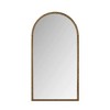 GlasFlength Full Length Mirrors, Wall-Mounted Full-Length Metal Frame Mirror for Bathroom, Bedroom, and Decor, Gold, 35.43"*2"*65.75" - 2 of 4