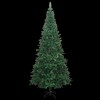 vidaXL Artificial Pre-lit Christmas Tree with Ball Set L 94.5" Green - 2 of 4