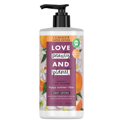 Love Beauty and Planet Vitamin C & Juicy Mandarin Happy Summer Vibes Body Lotion - 13.5 fl oz