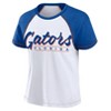 NCAA Florida Gators Women's White Stitch T-Shirt - 2 of 3