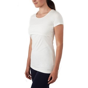 Modern Eternity - Nia Short Sleeves Round Neck Nursing Top - 1 of 4