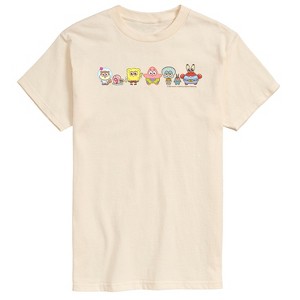 Men's - Spongebob Squarepants - Adorabob Lineup Full Color Short Sleeve Graphic T-Shirt - 1 of 4