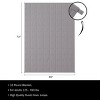 Hastings Home 48" x 72" 15 lb. Weighted Throw Blanket - Gray - 2 of 4