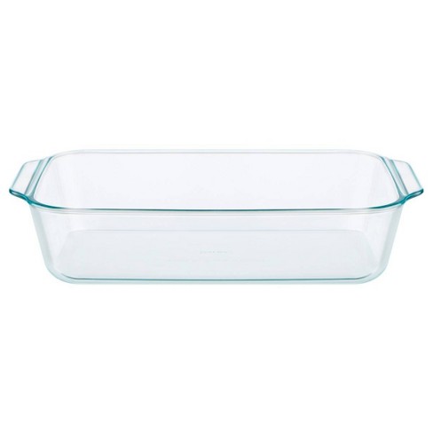 Pyrex Baking Dish, Deep Glass, 5 qt, with Lid