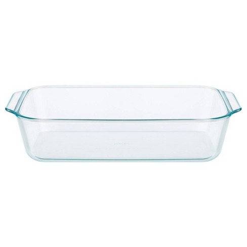 Shallow 9 x 13 Rectangular Glass Baking Dish