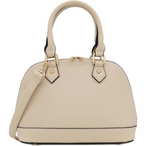 Paaaawaters Classic Dome Satchel Fashionable handbag - 1 of 4