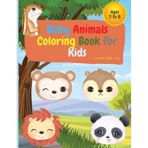 Baby Animals Coloring Book For Kids By Jackie Bee Owen Paperback Target