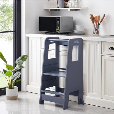 ONWITH Kid Step On It Stool-Gray