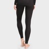 Warm Essentials by Cuddl Duds Women's Smooth Stretch Thermal Leggings - Black - 2 of 4