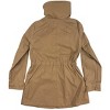 Yoki Big Girls' Lightweight Hidden Zipper Hood Trench Jackets - 2 of 4