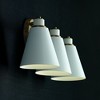 Capital Lighting Bradley 3 - Light Vanity in  Aged Brass/White - 4 of 4