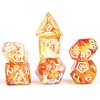 Dungeons & Dragons D&D Adventure Dice: Sorcerer - Orange, 16pc RPG Set - 4 of 4