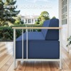 Belord Patio Furniture Set with 10" Extra Thick Cushion, 4PCS Outdoor Conversation Set Metal Patio Set with Patio Chair, Couch and Coffee Table - 4 of 4