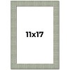 PosterPalooza | Sculpted Blue Picture Frame - UV Acrylic, Foam Board Backing, Hanging Hardware - 2 of 4