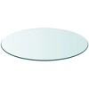 vidaXL Table Top Tempered Glass Round 19.7" - 2 of 4