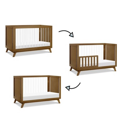 Davinci Otto 3in1 Convertible Crib With Acrylic Walnut Target
