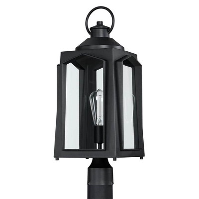 1-Light Black Outdoor Wall Sconces (2-Pack)
