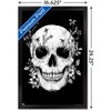 Trends International Episodic Drawing - Floral Skull Framed Wall Poster Prints - 3 of 4