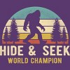 Men's Design By Humans Bigfoot - Hide And Seek World Champion By clickbong T-Shirt - 2 of 2