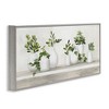Stupell Industries Traditional Potted Cottage Plants Framed Giclee Art, Gray, 30" x 13" - 2 of 4